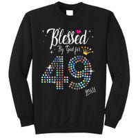 Blessed By God For 49 Years 49th Birthday Anniversary Sweatshirt