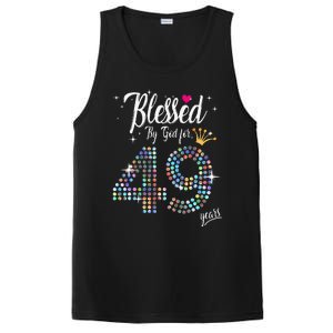 Blessed By God For 49 Years 49th Birthday Anniversary PosiCharge Competitor Tank