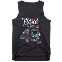 Blessed By God For 49 Years 49th Birthday Anniversary Tank Top