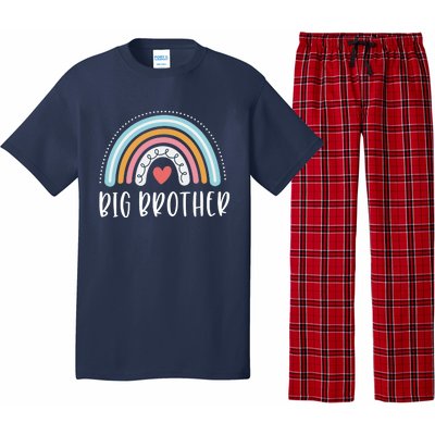 Big Brother Gifts Sibling Family Rainbow Graphic Pajama Set