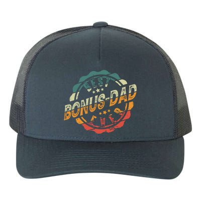 Best Bonusfunny Giftdad Ever Stepfather Stepdad Cool Gift Yupoong Adult 5-Panel Trucker Hat