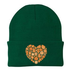 Bake Baking Gingerbread Man Christmas Cookie Heart Knit Cap Winter Beanie