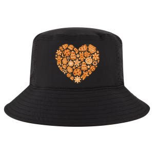 Bake Baking Gingerbread Man Christmas Cookie Heart Cool Comfort Performance Bucket Hat