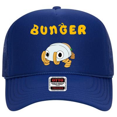 Bugsnax Bunger Gift Idea For Fans High Crown Mesh Back Trucker Hat