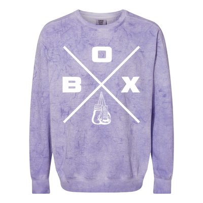 Boxing Boxing Gift Colorblast Crewneck Sweatshirt