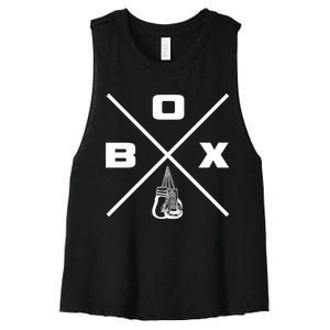 Boxing Boxing Gift Women's Racerback Cropped Tank