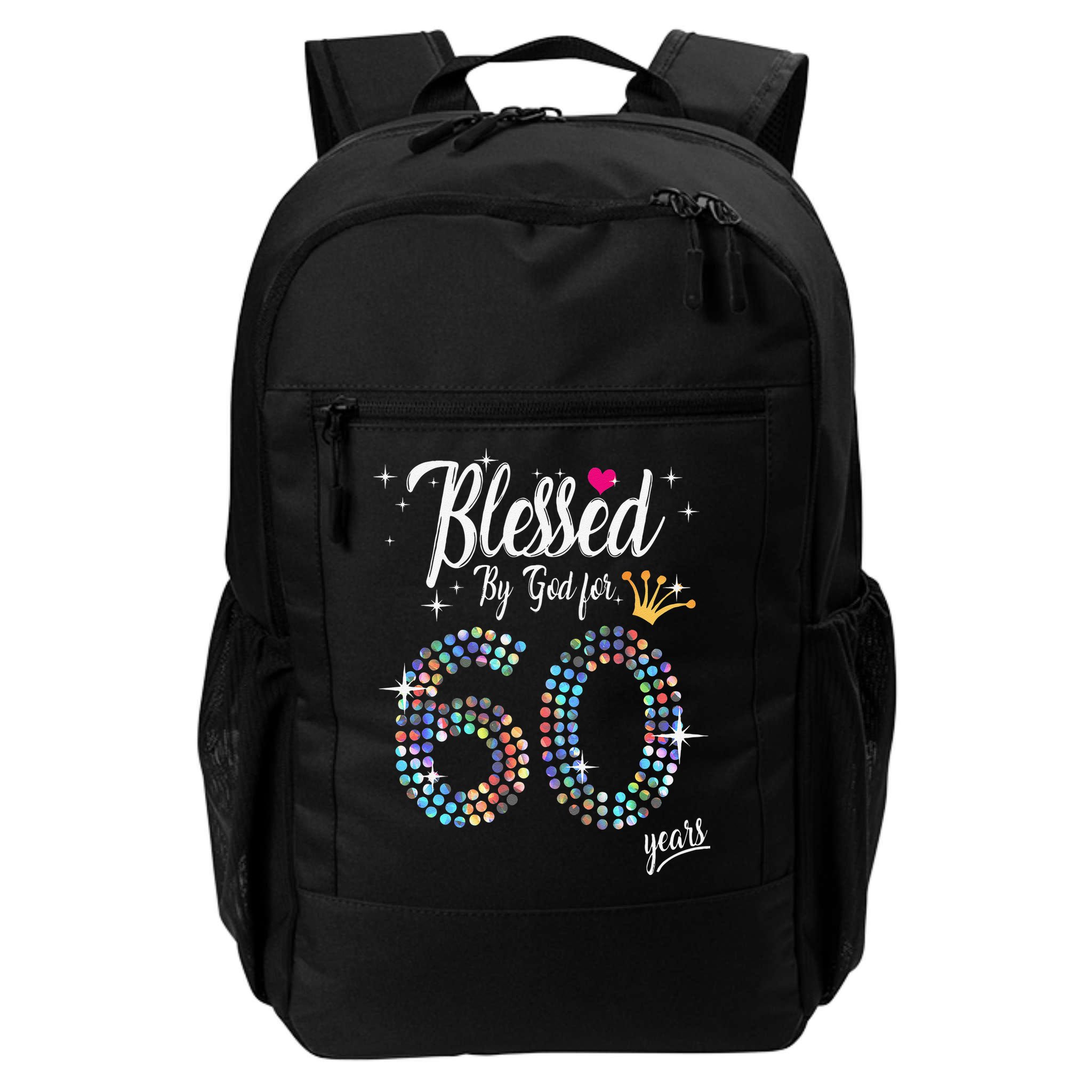 Blessed By God For 60 Years 60th Birthday Anniversary Backpack