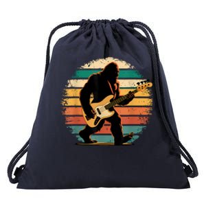 Bigfoot Bass Guitar Bass Player Gifts For Bass Player Drawstring Bag