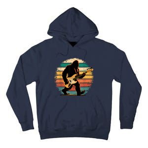 Bigfoot Bass Guitar Bass Player Gifts For Bass Player Tall Hoodie