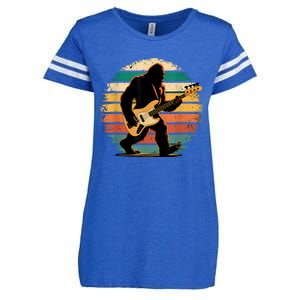 Bigfoot Bass Guitar Bass Player Gifts For Bass Player Enza Ladies Jersey Football T-Shirt