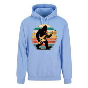 Bigfoot Bass Guitar Bass Player Gifts For Bass Player Unisex Surf Hoodie