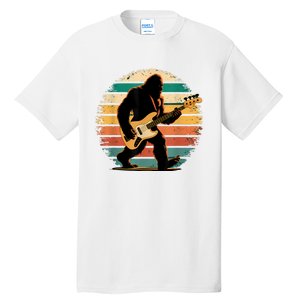 Bigfoot Bass Guitar Bass Player Gifts For Bass Player Tall T-Shirt