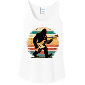 Bigfoot Bass Guitar Bass Player Gifts For Bass Player Ladies Essential Tank