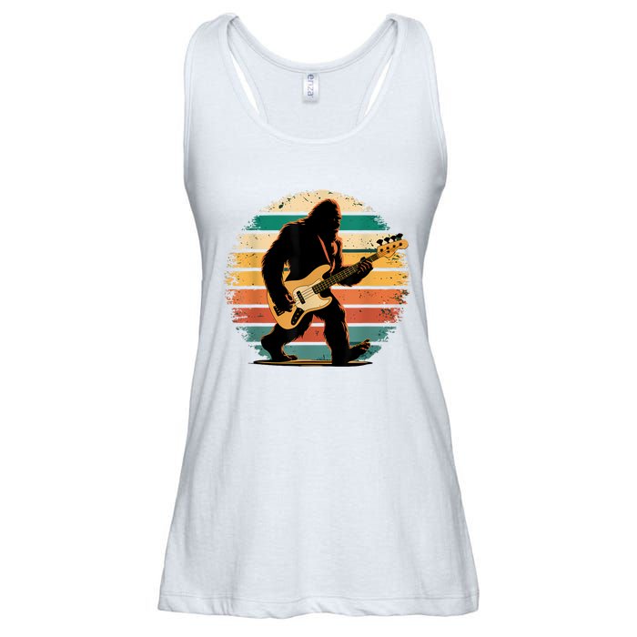 Bigfoot Bass Guitar Bass Player Gifts For Bass Player Ladies Essential Flowy Tank