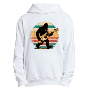 Bigfoot Bass Guitar Bass Player Gifts For Bass Player Urban Pullover Hoodie