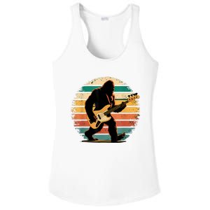 Bigfoot Bass Guitar Bass Player Gifts For Bass Player Ladies PosiCharge Competitor Racerback Tank