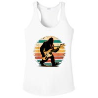 Bigfoot Bass Guitar Bass Player Gifts For Bass Player Ladies PosiCharge Competitor Racerback Tank