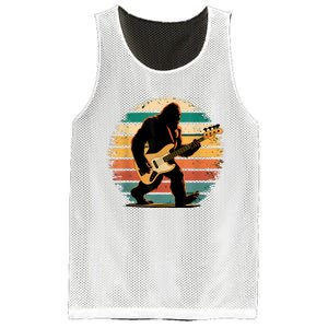 Bigfoot Bass Guitar Bass Player Gifts For Bass Player Mesh Reversible Basketball Jersey Tank