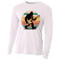 Bigfoot Bass Guitar Bass Player Gifts For Bass Player Cooling Performance Long Sleeve Crew