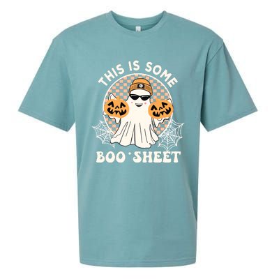 Boojee Boojee Ghost Funny Cup Tumbler Halloween Fall Ghoul Sueded Cloud Jersey T-Shirt