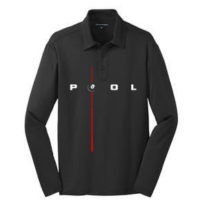 Billiards Billiards Gift Silk Touch Performance Long Sleeve Polo