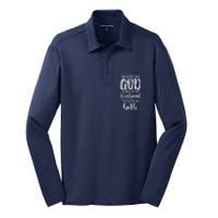 Blessed By God Spoiled By My Husband Protected By Both Silk Touch Performance Long Sleeve Polo