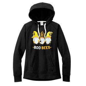 Boo Bees Gnome Cute Bee Lover Beekeeping Cute Gift Women's Fleece Hoodie