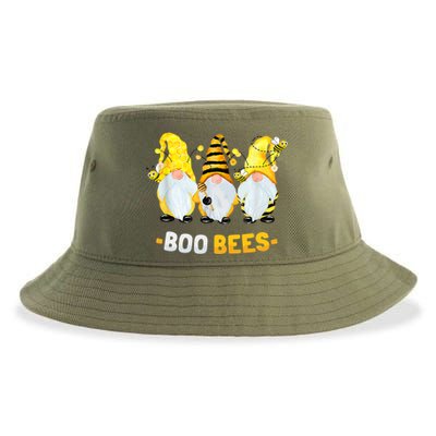 Boo Bees Gnome Cute Bee Lover Beekeeping Cute Gift Sustainable Bucket Hat