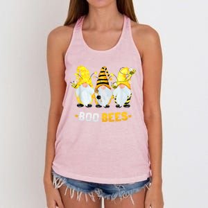 Boo Bees Gnome Cute Bee Lover Beekeeping Cute Gift Women's Knotted Racerback Tank