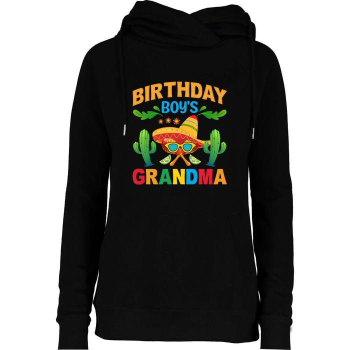 Birthday Boy Grandma Cinco De Mayo Funny Cactus Womens Funnel Neck Pullover Hood