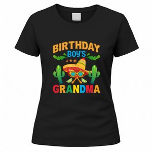 Birthday Boy Grandma Cinco De Mayo Funny Cactus Women's T-Shirt