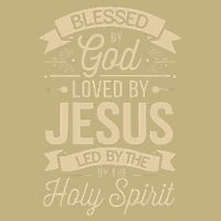 Blessed By God Loved By Jesus Led By The Holy Spirit Cooling Performance Crew T-Shirt