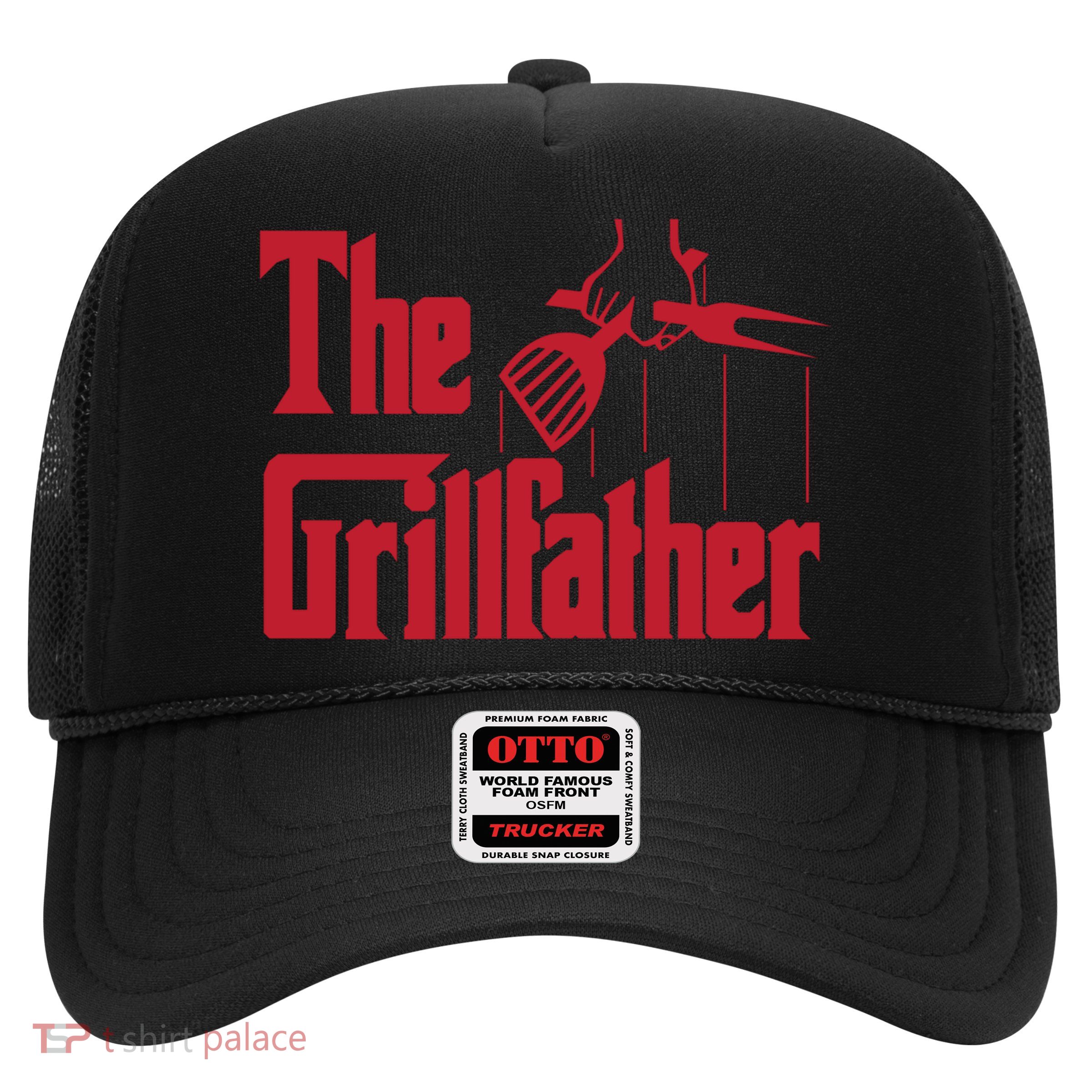 Bbq Barbecue Grilling Funny The Grillfather Meaningful Gift Trucker Hat