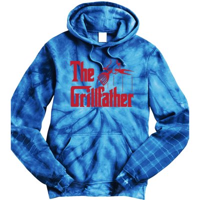 Bbq Barbecue Grilling Funny The Grillfather Meaningful Gift Tie Dye Hoodie