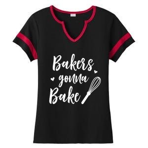 Bakery Bakers Gonna Bake Meaningful Gift Ladies Halftime Notch Neck Tee