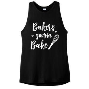 Bakery Bakers Gonna Bake Meaningful Gift Ladies PosiCharge Tri-Blend Wicking Tank