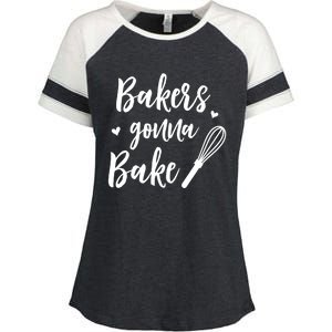 Bakery Bakers Gonna Bake Meaningful Gift Enza Ladies Jersey Colorblock Tee