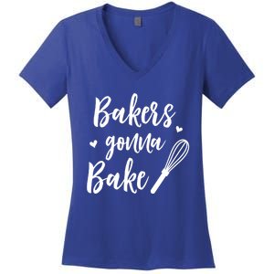 Bakery Bakers Gonna Bake Meaningful Gift Women's V-Neck T-Shirt