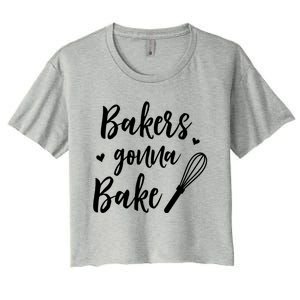 Bakery Bakers Gonna Bake Meaningful Gift Women's Crop Top Tee