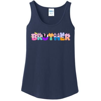 Brother Birthday Girl Pig Family Party Decorations Ladies Essential Tank