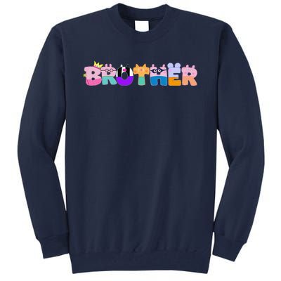 Brother Birthday Girl Pig Family Party Decorations Tall Sweatshirt