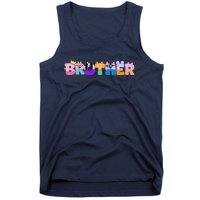 Brother Birthday Girl Pig Family Party Decorations Tank Top