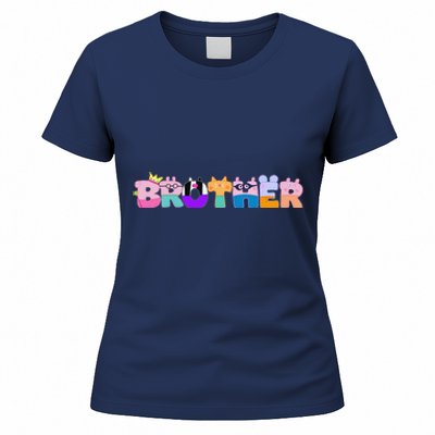 Brother Birthday Girl Pig Family Party Decorations Women's T-Shirt