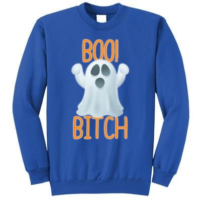 Boo Bitch Ghost Puns Halloween Humor Top Gift Sweatshirt