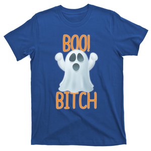 Boo Bitch Ghost Puns Halloween Humor Top Gift T-Shirt