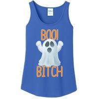 Boo Bitch Ghost Puns Halloween Humor Top Gift Ladies Essential Tank