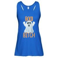 Boo Bitch Ghost Puns Halloween Humor Top Gift Ladies Essential Flowy Tank