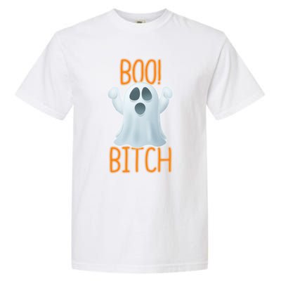 Boo Bitch Ghost Puns Halloween Humor Top Gift Garment-Dyed Heavyweight T-Shirt