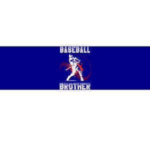 Baseball Brother Gift Brother Baseball FatherS Day Funny Gift Bumper Sticker