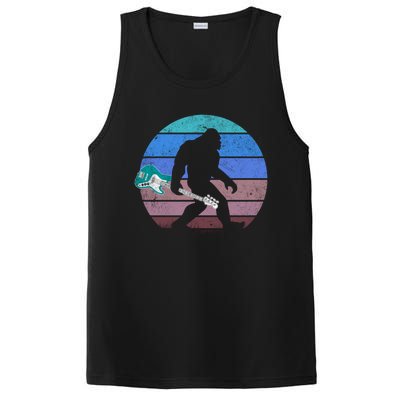 Bigfoot Bass Guitar Sasquatch Player Bassist Music Guitarist Gift PosiCharge Competitor Tank